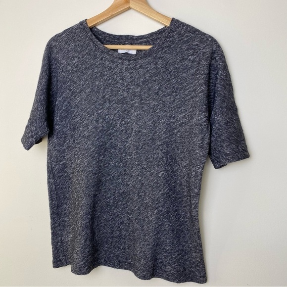 Everlane Tops - SALE WOMEN'S SIZE M SHORT SLEEVE CREW NECK MARBLED GRAY WOOL BLEND